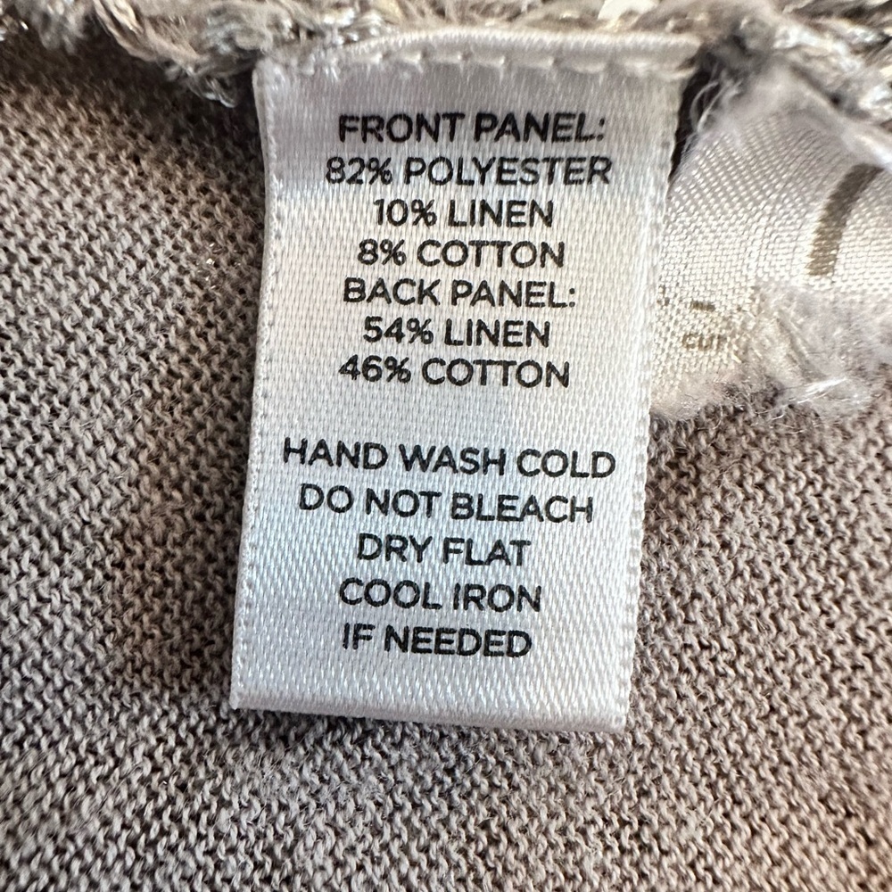 LOFT Woven Silver Sequin Women's Top - Picture 6 of 6